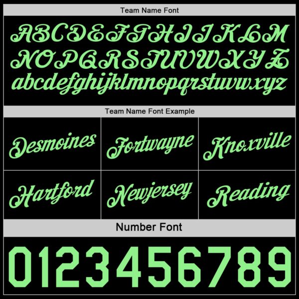 Custom Reversible Black Pea Green Double Side Star Sublimation Basketball Suit Jersey