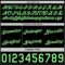 Custom Reversible Black Pea Green Double Side Star Sublimation Basketball Suit Jersey