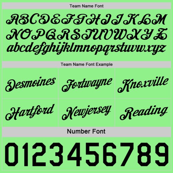 Custom Reversible Black Pea Green Double Side Star Sublimation Basketball Suit Jersey