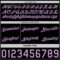 Custom Reversible Black Light Purple Double Side Star Sublimation Basketball Suit Jersey