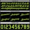 Custom Reversible Black Neon Green Double Side Star Sublimation Basketball Suit Jersey