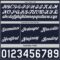 Custom Reversible Navy White Double Side Star Sublimation Basketball Suit Jersey
