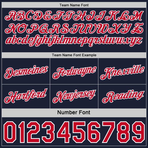 Custom Reversible Navy Red-White Double Side Star Sublimation Basketball Suit Jersey