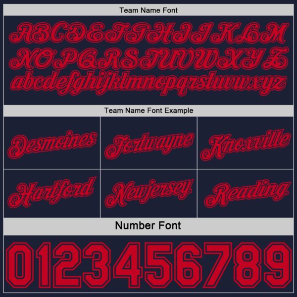 Custom Reversible Navy Red Double Side Star Sublimation Basketball Suit Jersey