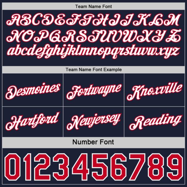 Custom Reversible Navy Red-White Double Side Star Sublimation Basketball Suit Jersey