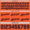 Custom Reversible Navy Orange Double Side Star Sublimation Basketball Suit Jersey