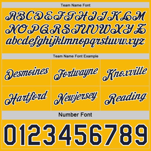 Custom Reversible Navy Gold-White Double Side Star Sublimation Basketball Suit Jersey