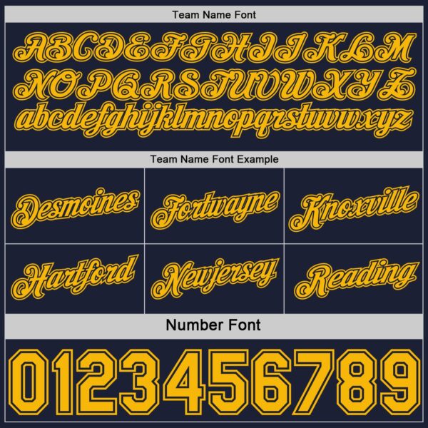 Custom Reversible Navy Gold Double Side Star Sublimation Basketball Suit Jersey