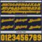 Custom Reversible Navy Gold Double Side Star Sublimation Basketball Suit Jersey