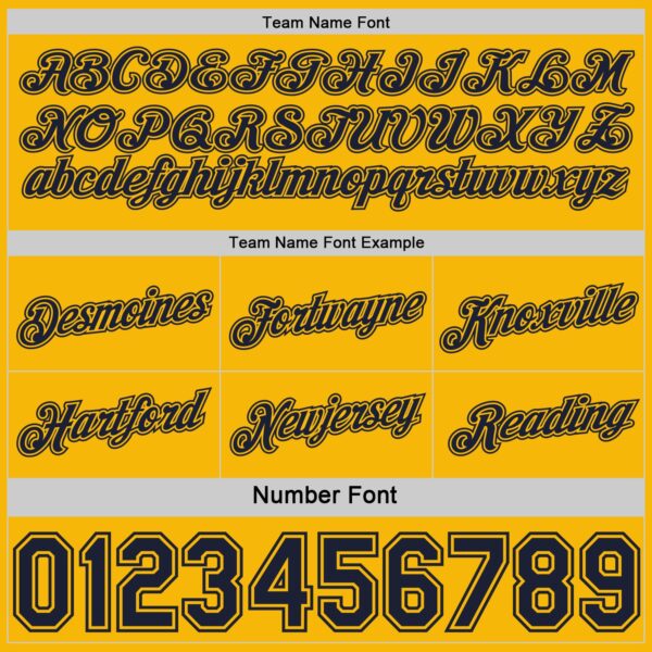 Custom Reversible Navy Gold Double Side Star Sublimation Basketball Suit Jersey