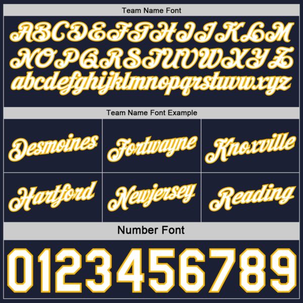 Custom Reversible Navy White-Gold Double Side Star Sublimation Basketball Suit Jersey