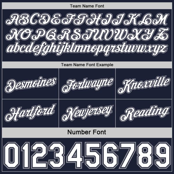 Custom Reversible Navy White-Gray Double Side Star Sublimation Basketball Suit Jersey