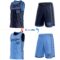 Custom Reversible Navy Lakes Blue Double Side Star Sublimation Basketball Suit Jersey