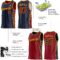 Custom Reversible Navy Crimson-Gold Double Side Star Sublimation Basketball Suit Jersey