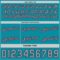 Custom Reversible Navy Gray-Teal Double Side Star Sublimation Basketball Suit Jersey
