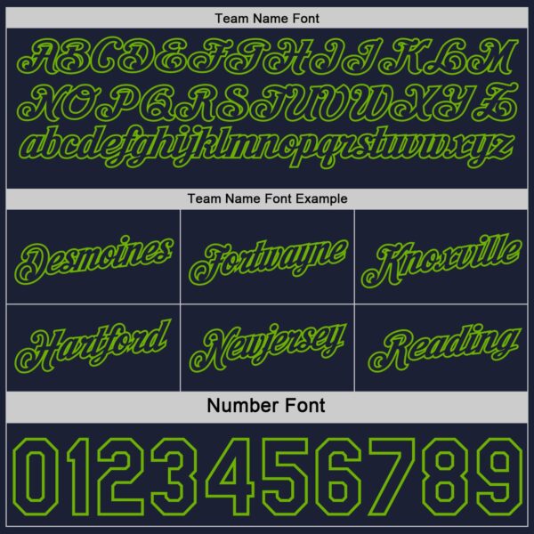 Custom Reversible Navy Neon Green Double Side Star Sublimation Basketball Suit Jersey