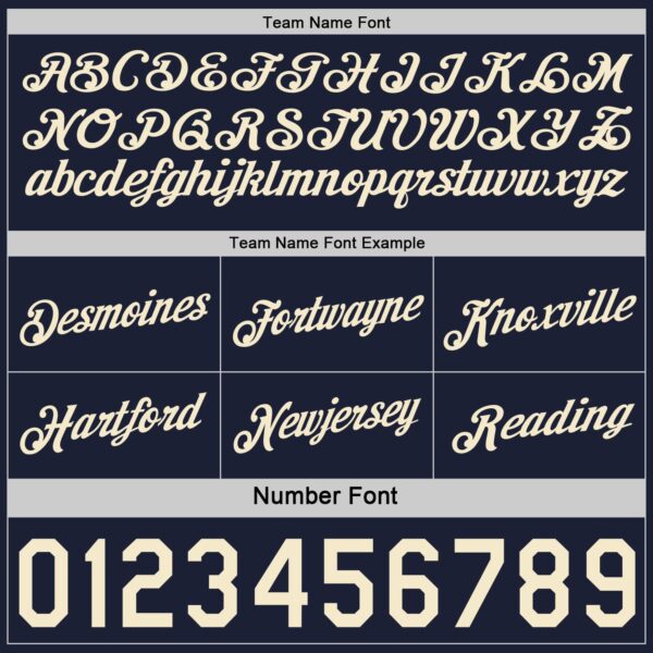 Custom Reversible Navy Cream Double Side Star Sublimation Basketball Suit Jersey