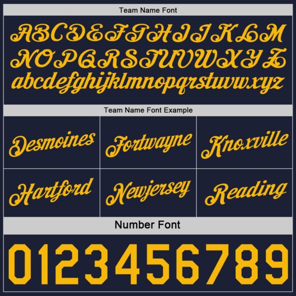 Custom Reversible Navy Gold Double Side Star Sublimation Basketball Suit Jersey