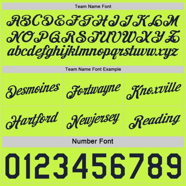 Custom Reversible Navy Neon Green Double Side Star Sublimation Basketball Suit Jersey