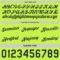Custom Reversible Navy Neon Green Double Side Star Sublimation Basketball Suit Jersey