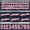 Custom Reversible Navy Medium Pink-White Double Side Star Sublimation Basketball Suit Jersey