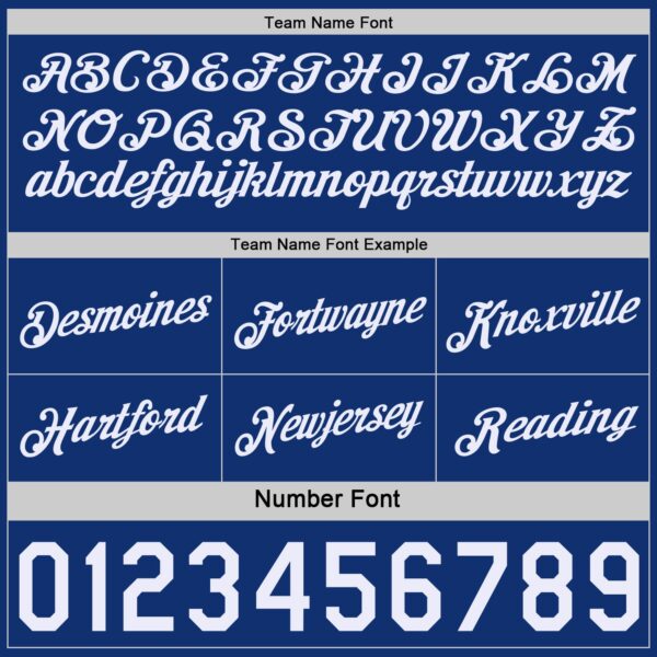 Custom Reversible Royal White Double Side Star Sublimation Basketball Suit Jersey