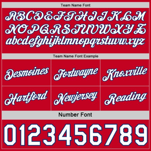 Custom Reversible Royal White-Red Double Side Star Sublimation Basketball Suit Jersey