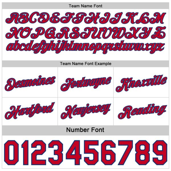 Custom Reversible Royal Red-White Double Side Star Sublimation Basketball Suit Jersey