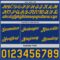 Custom Reversible Royal Gold Double Side Star Sublimation Basketball Suit Jersey