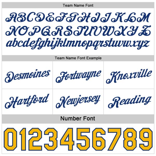 Custom Reversible Royal Gold-White Double Side Star Sublimation Basketball Suit Jersey