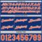 Custom Reversible Royal Orange-White Double Side Star Sublimation Basketball Suit Jersey