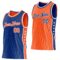 Custom Reversible Royal Orange-White Double Side Star Sublimation Basketball Suit Jersey