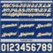 Custom Reversible Royal White-Old Gold Double Side Star Sublimation Basketball Suit Jersey