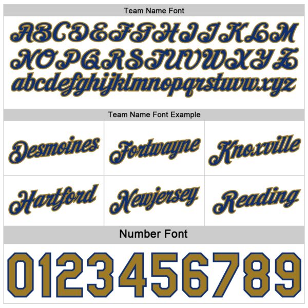 Custom Reversible Royal White-Old Gold Double Side Star Sublimation Basketball Suit Jersey