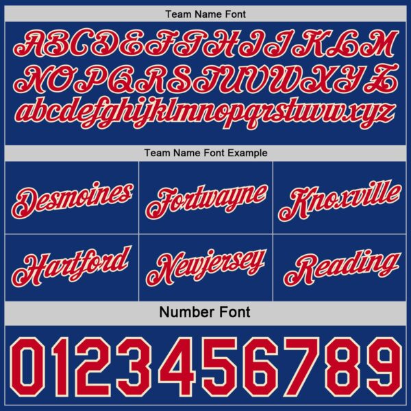 Custom Reversible Royal Red-Cream Double Side Star Sublimation Basketball Suit Jersey