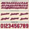 Custom Reversible Royal Red-Cream Double Side Star Sublimation Basketball Suit Jersey