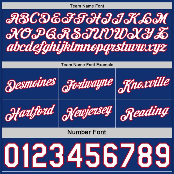 Custom Reversible Royal White-Red Double Side Star Sublimation Basketball Suit Jersey