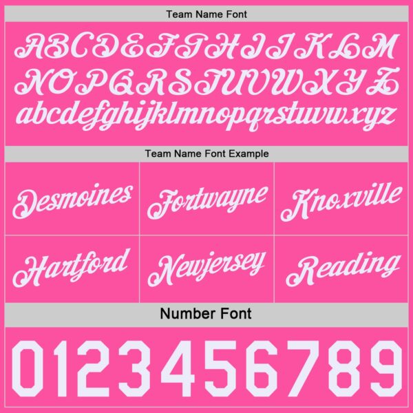 Custom Reversible Pink White Double Side Star Sublimation Basketball Suit Jersey