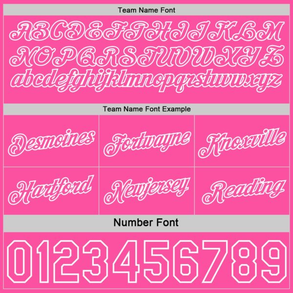 Custom Reversible Pink White Double Side Star Sublimation Basketball Suit Jersey