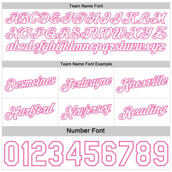 Custom Reversible Pink White Double Side Star Sublimation Basketball Suit Jersey