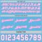 Custom Reversible Pink White-Sky Blue Double Side Star Sublimation Basketball Suit Jersey