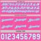 Custom Reversible Pink White-Powder Blue Double Side Star Sublimation Basketball Suit Jersey