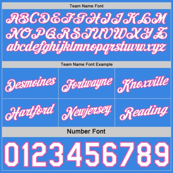 Custom Reversible Pink White-Powder Blue Double Side Star Sublimation Basketball Suit Jersey