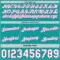 Custom Reversible Pink White-Aqua Double Side Star Sublimation Basketball Suit Jersey