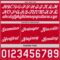 Custom Reversible Red White Double Side Star Sublimation Basketball Suit Jersey