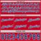 Custom Reversible Red Royal-White Double Side Star Sublimation Basketball Suit Jersey