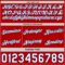 Custom Reversible Red White-Royal Double Side Star Sublimation Basketball Suit Jersey
