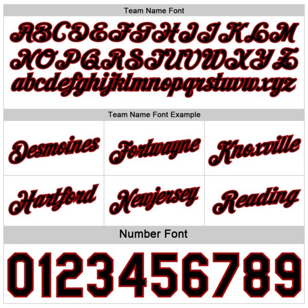 Custom Reversible Red White-Black Double Side Star Sublimation Basketball Suit Jersey