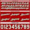 Custom Reversible Red White-Kelly Green Double Side Star Sublimation Basketball Suit Jersey