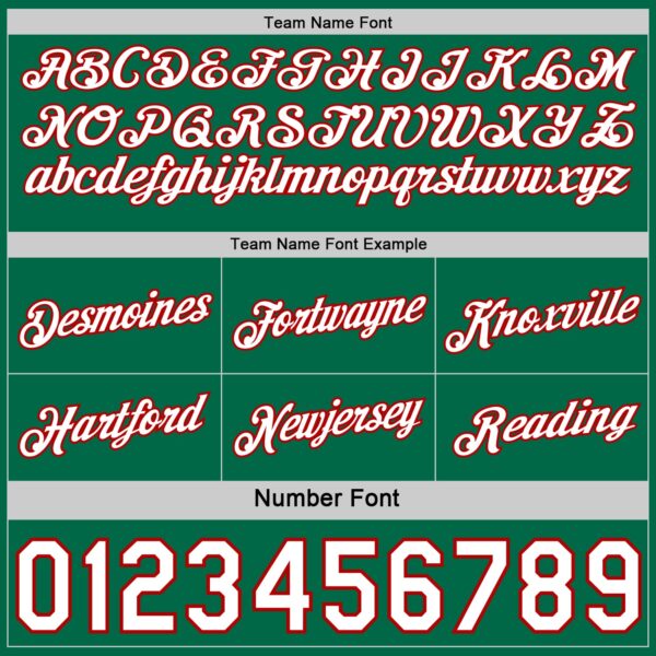 Custom Reversible Red White-Kelly Green Double Side Star Sublimation Basketball Suit Jersey